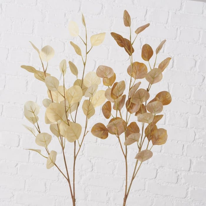 UKALYPTUS DEKORATĪVIE ZARI H98CM 2 VEIDI, BRŪNS, METĀLS/PLASTMASA/POLIESTERS