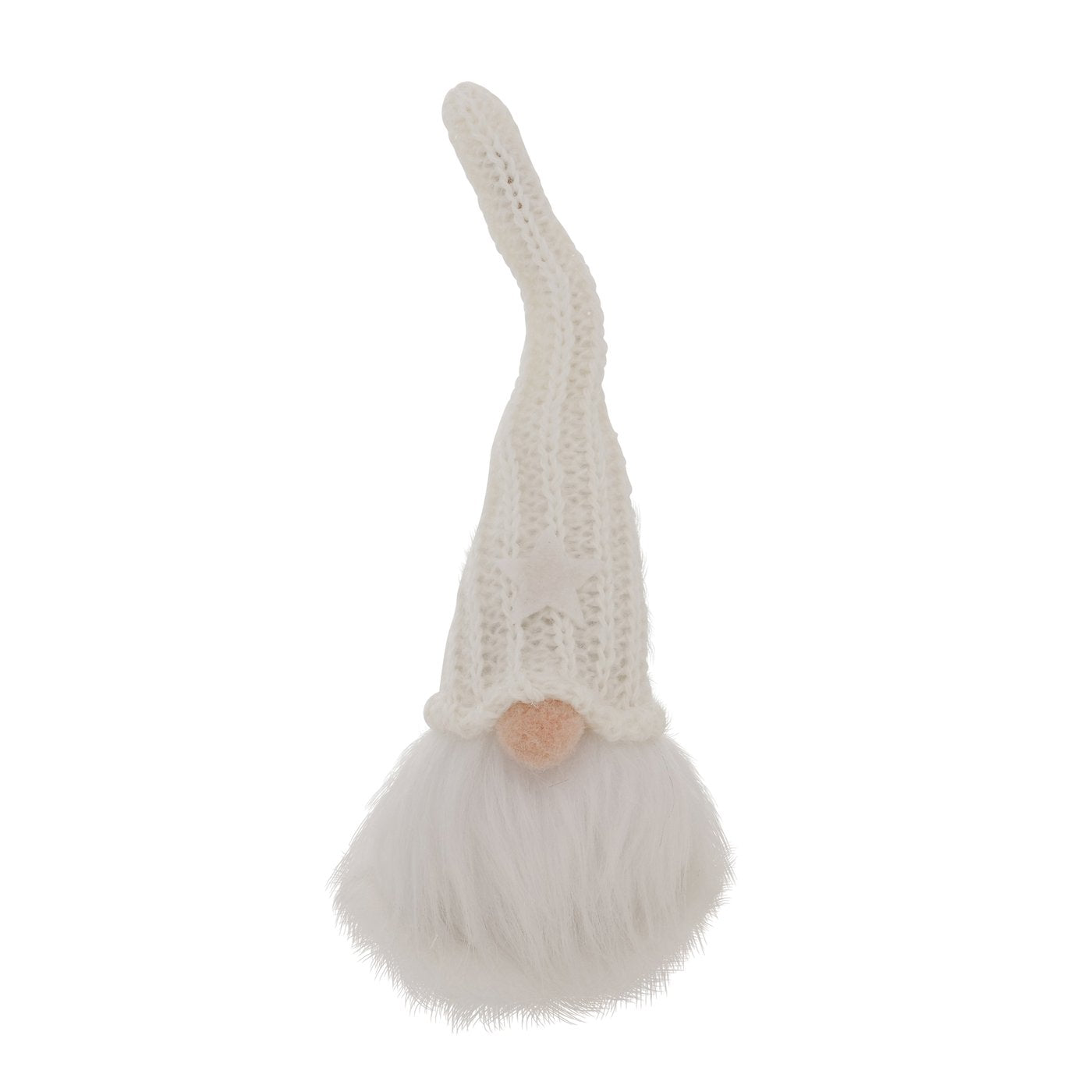 DEKORATĪVA FIGŪRA-RŪĶIS LARSY H22CM 3 VEIDI, BĒŠS/T.ZAĻŠ/BALTS, PLASTMASA/TEKSTILS