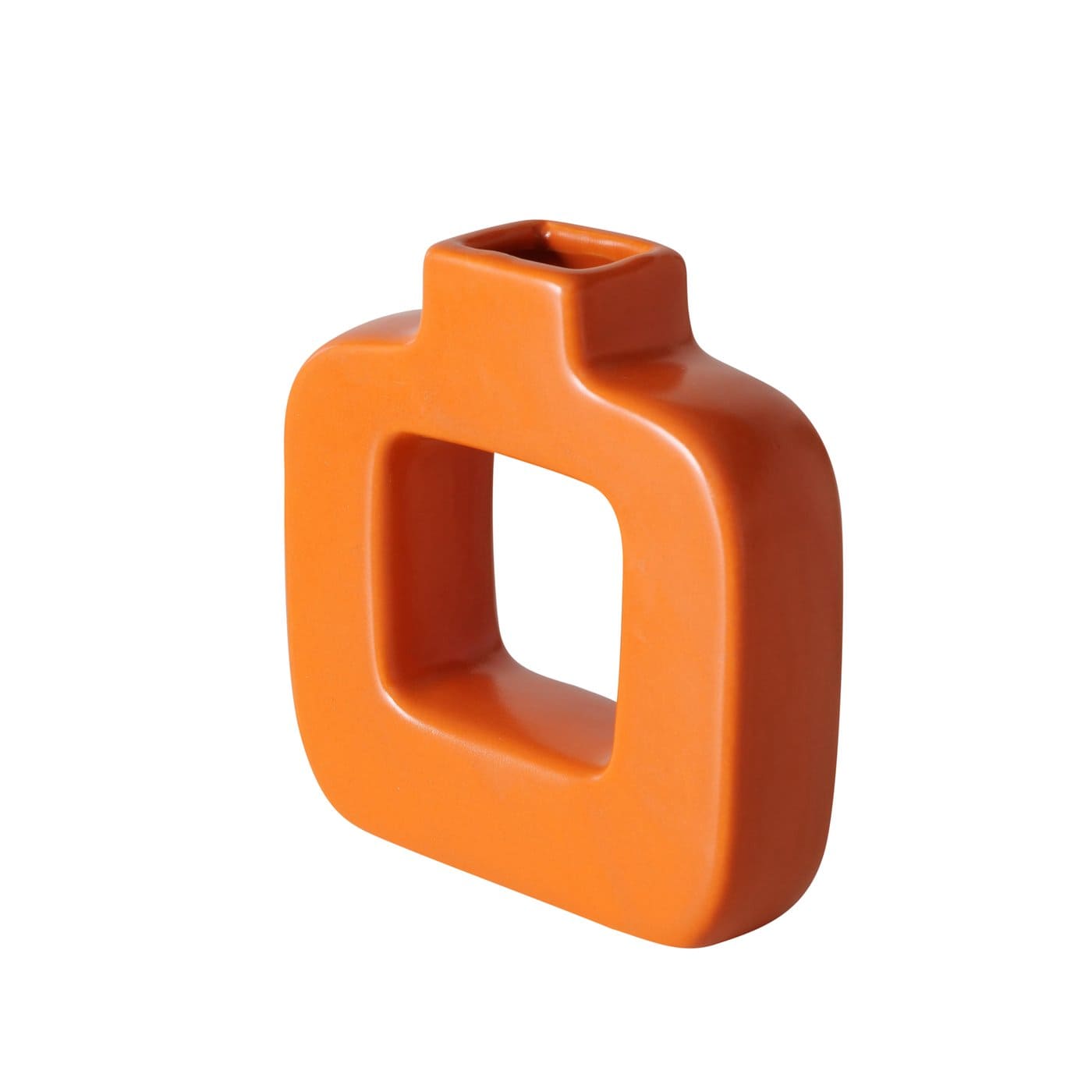 ALBA VĀZE H10CM 2 VEIDI, ORANŽA/ROZĀ, KERAMIKA