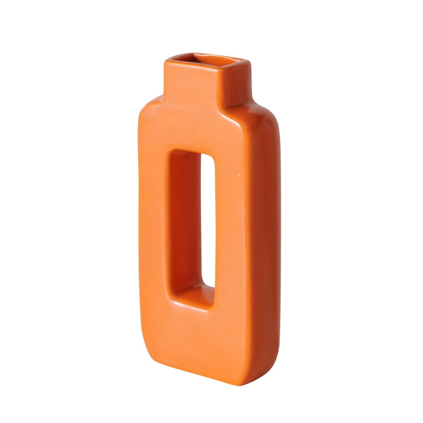 ALBA VĀZE H18CM 2 VEIDI, ORANŽA/ROZĀ, KERAMIKA