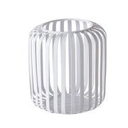 VIKI SVEČTURIS LATERNA H15CM, BALTS, METĀLS
