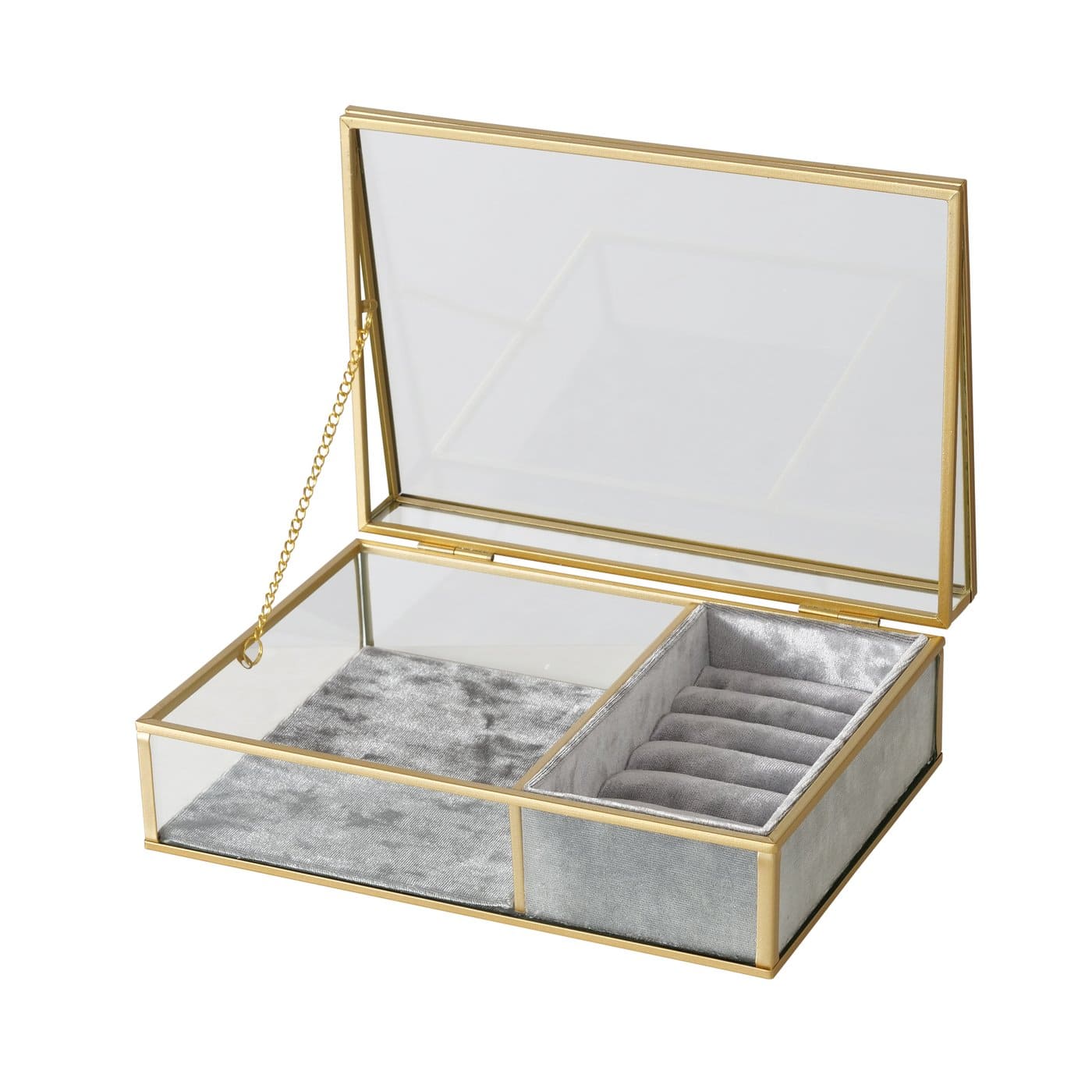 CLIPO DĀRGLIETU LĀDĪTE 8X16CM, CAURSPĪDĪGA, STIKLS/METĀLS