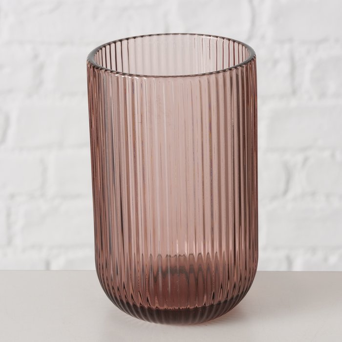 RIGANO GLĀZE 320ML, H13CM, T.ROZĀ, STIKLS