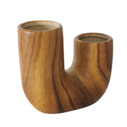 WILHELMY VĀZE H14.5CM, BRŪNA, KERAMIKA
