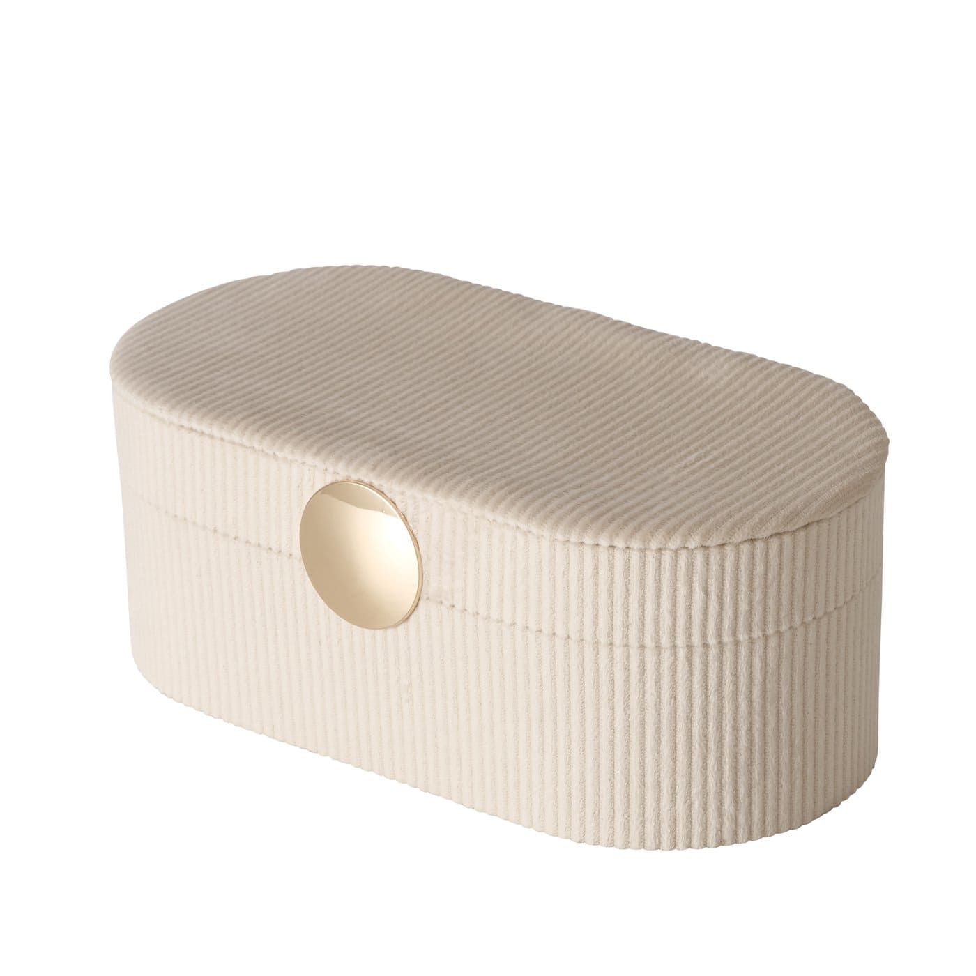 CAJA DĀRGLIETU LĀDĪTE 10X12CM, OVĀLA, BĒŠA, POLIESTERS