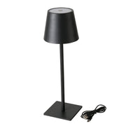 TENDO GALDA LAMPA H35CM, LED/USB VADS, MELNA, METĀLS