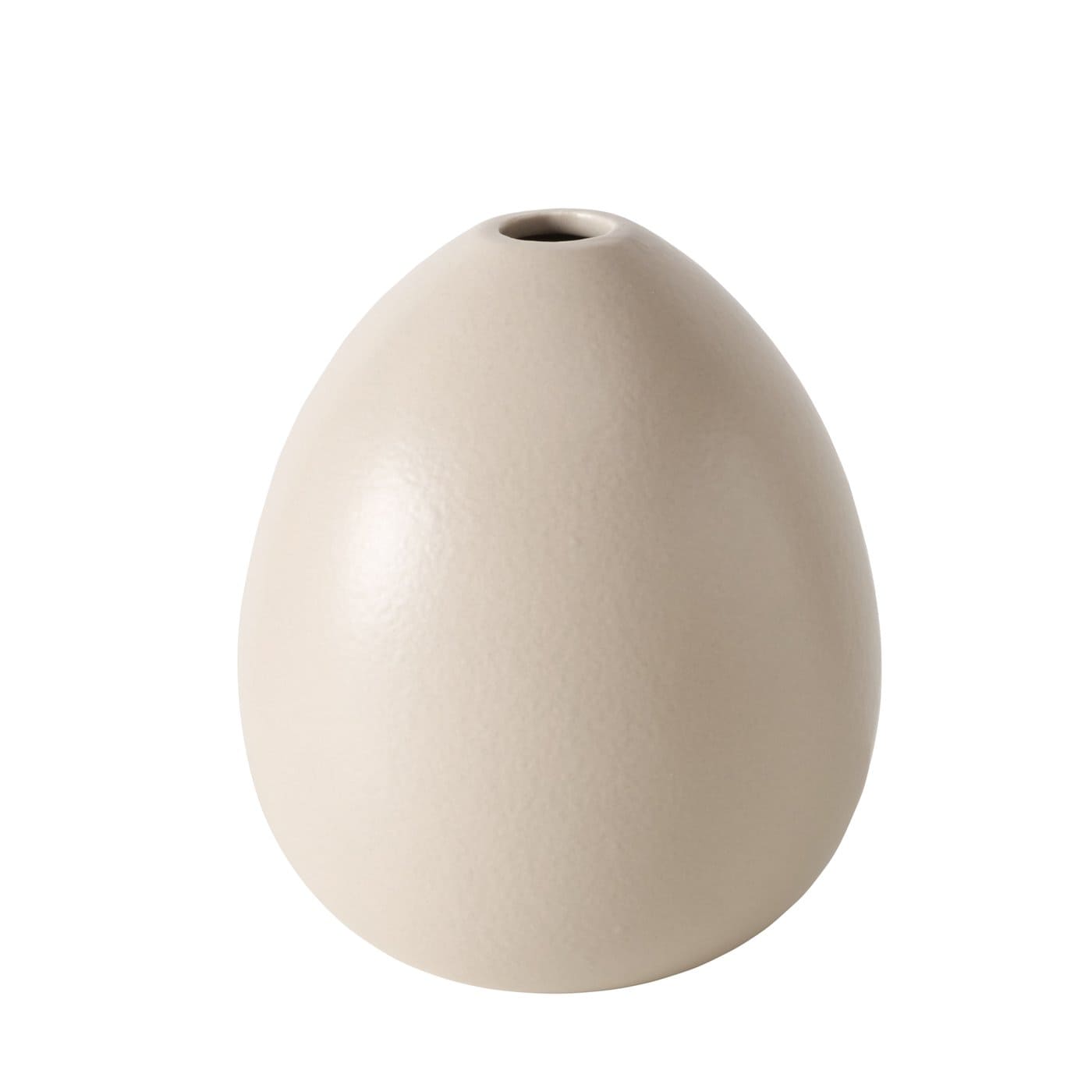 RIKKE VĀZE H12CM, 2 KRĀSAS BALTA/BĒŠA, PORCELĀNS