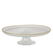 MIROL KŪKU ŠĶĪVIS D21.5CM/H6CM, UZ KĀJAS, STIKLS