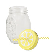 CITRUS SMŪTIJU BURCIŅA AR SALMIŅU 450ML 2.KRĀSAS DZELTENA/ZAĻA, STIKLS/METĀLS/PP