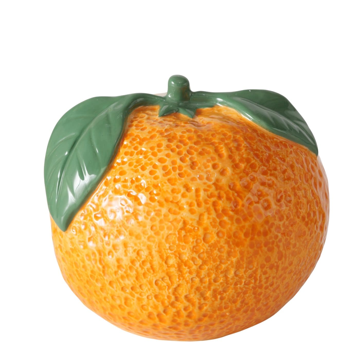 ORANGE VĀZE H12.8CM/D14CM, MANDERĪNS, PORCELĀNS