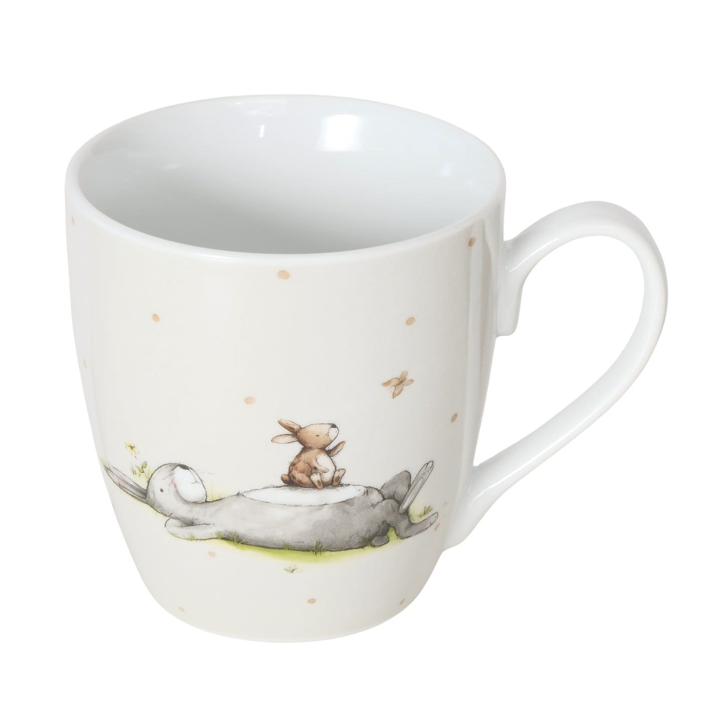 BUNNY KRŪZE 480ML, 2 VEIDI, ZAĶU DIZAINS, PORCELĀNS
