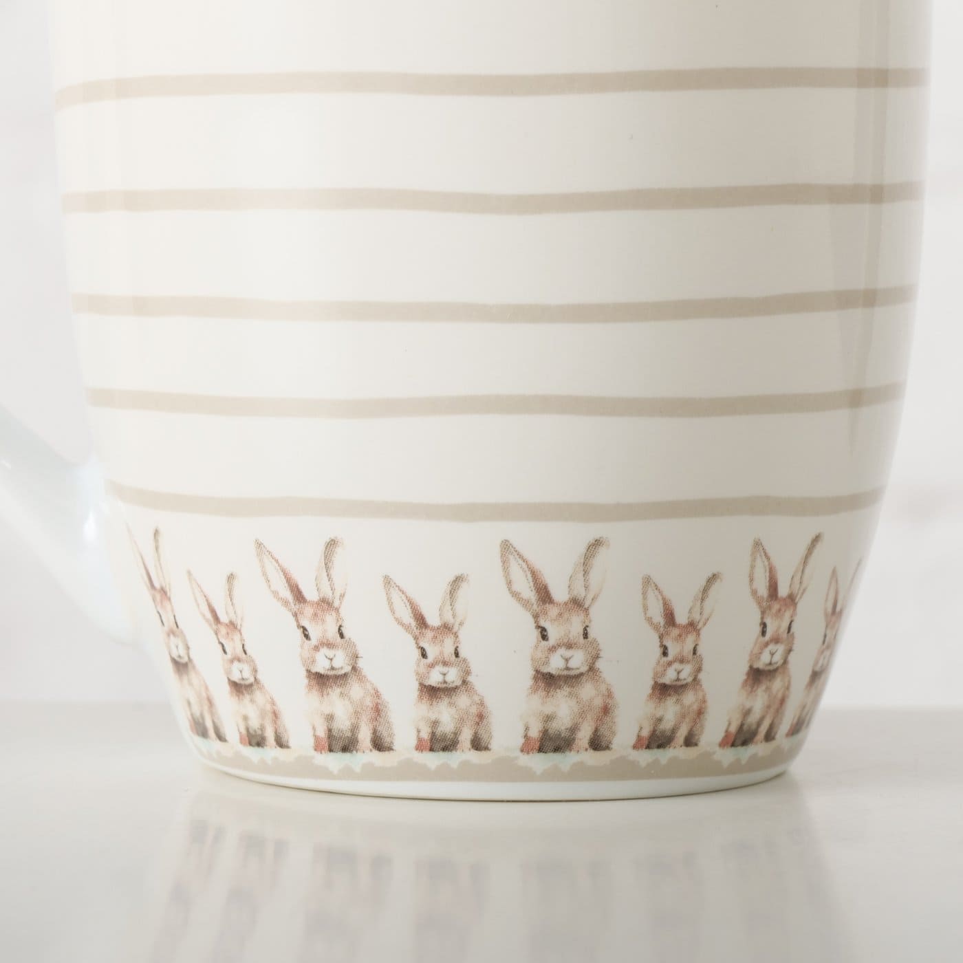 HANSI KRŪZE 330ML, ZAĶU DIZAINS, PORCELĀNS