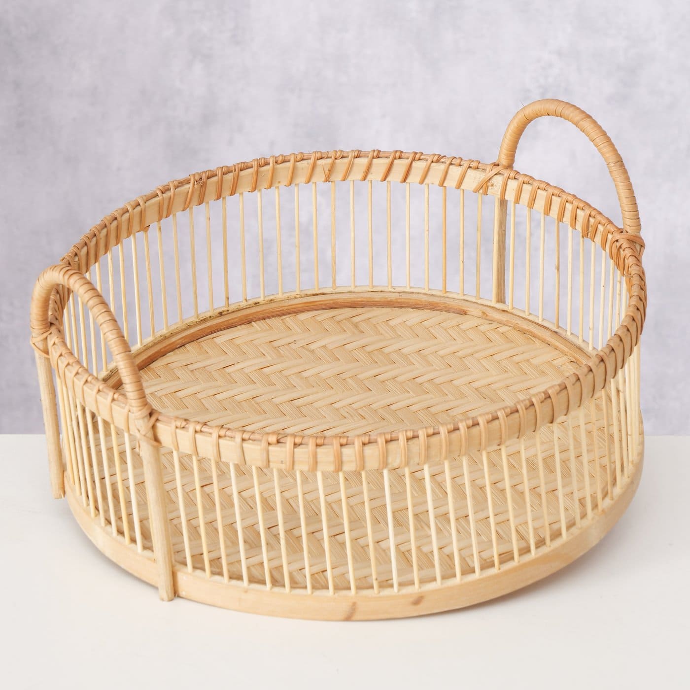 LEKIKA PAPLĀTE D30CM/H15.5CM, BAMBUSS