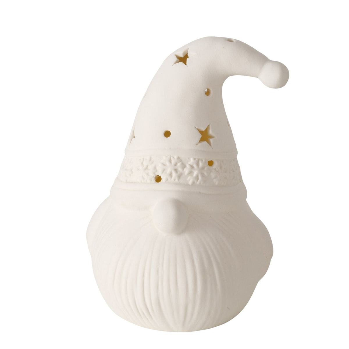 DEKORATĪVA LED FIGŪRA-RŪĶIS TINO H14CM, 3XLR44, PORCELĀNS