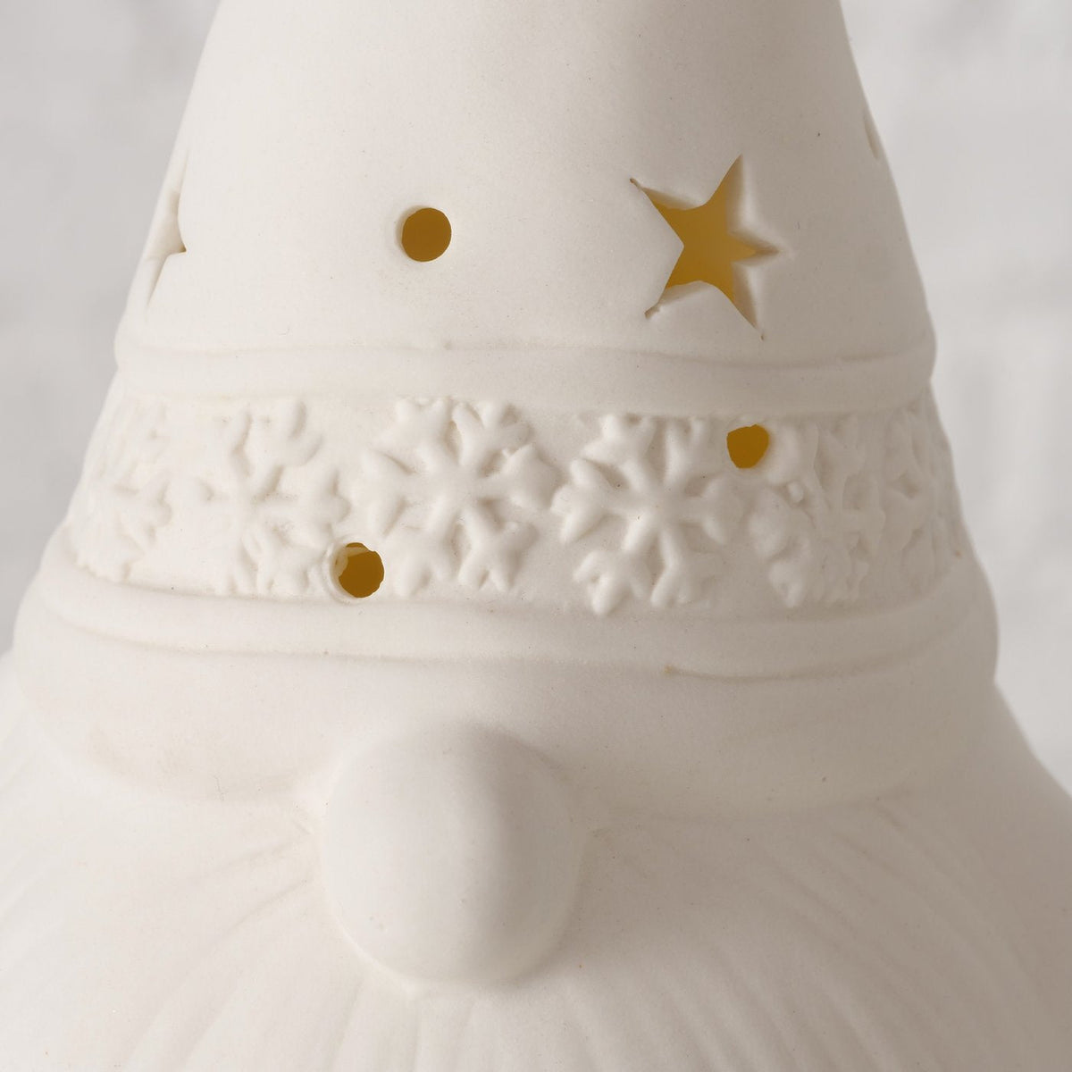 DEKORATĪVA LED FIGŪRA-RŪĶIS TINO H14CM, 3XLR44, PORCELĀNS