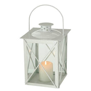 FAROL LATERNA SVECEI IEKŠTELPĀM H20CM, 14X14CM, METĀLS/STIKLS