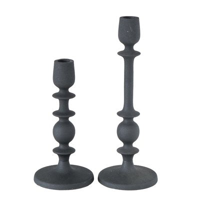 NORMES SVEČTURIS 29CM MELNS, METĀLS