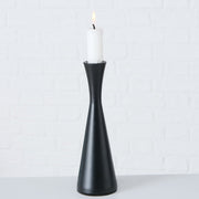 CONE SVEČTURIS 20CM, MELNS, ALUMĪNIJS (2016602)