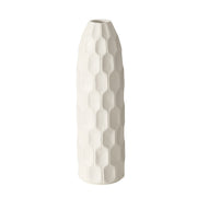 SIMONA VĀZE H31CM/D9CM, BALTA, KERAMIKA (2019634)