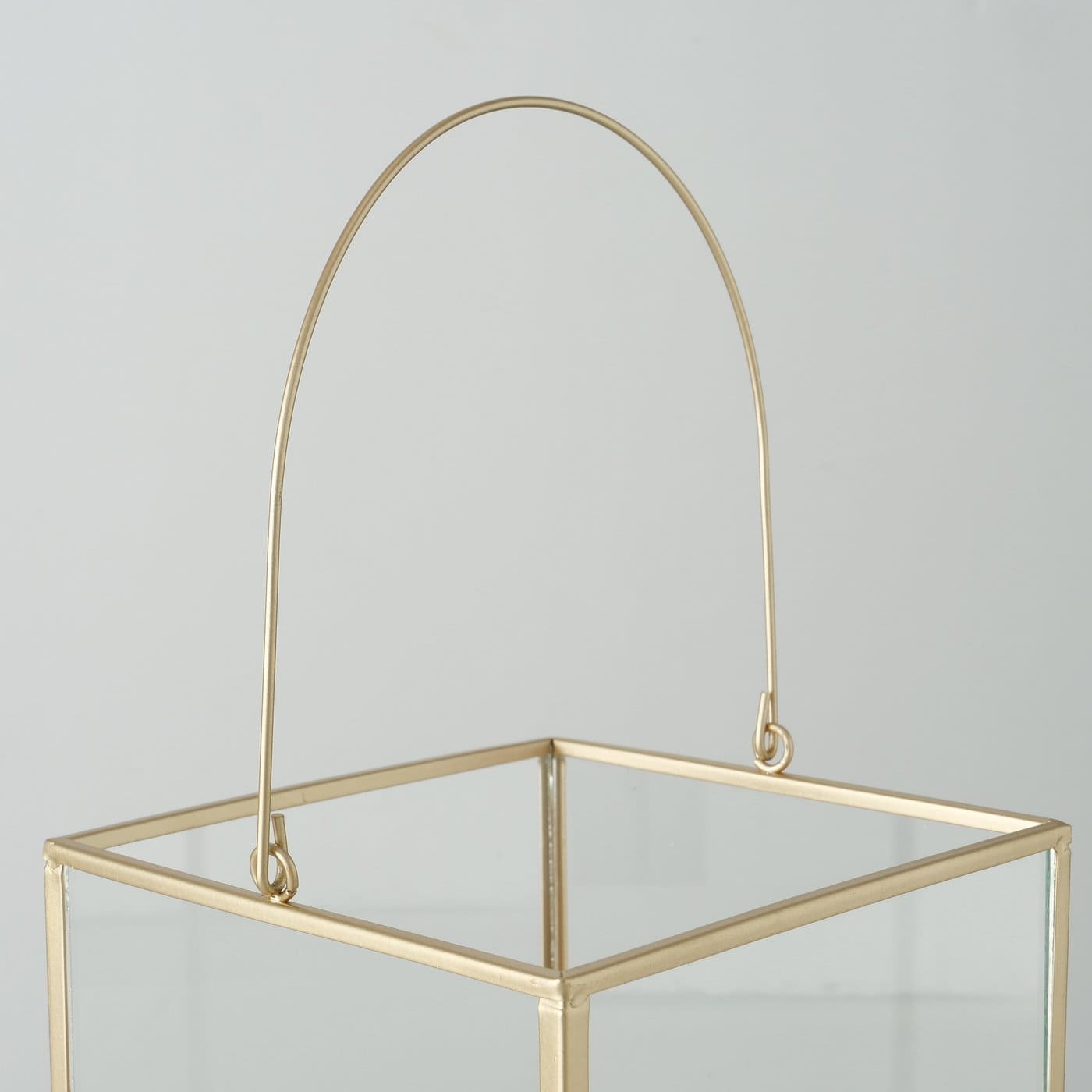 MALTA SVEČTURIS H14CM, KVADRĀTA, STIKLS/METĀLS (2019642)