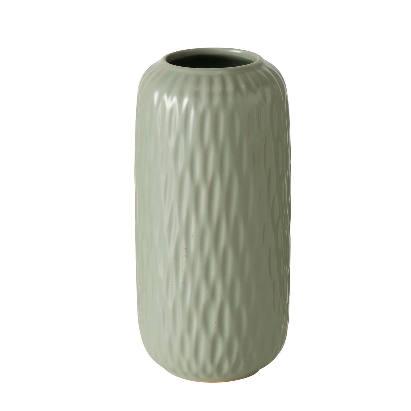 ALINA VĀZE H19CM/D9CM, G.ZAĻA, PORCELĀNS (2025736)