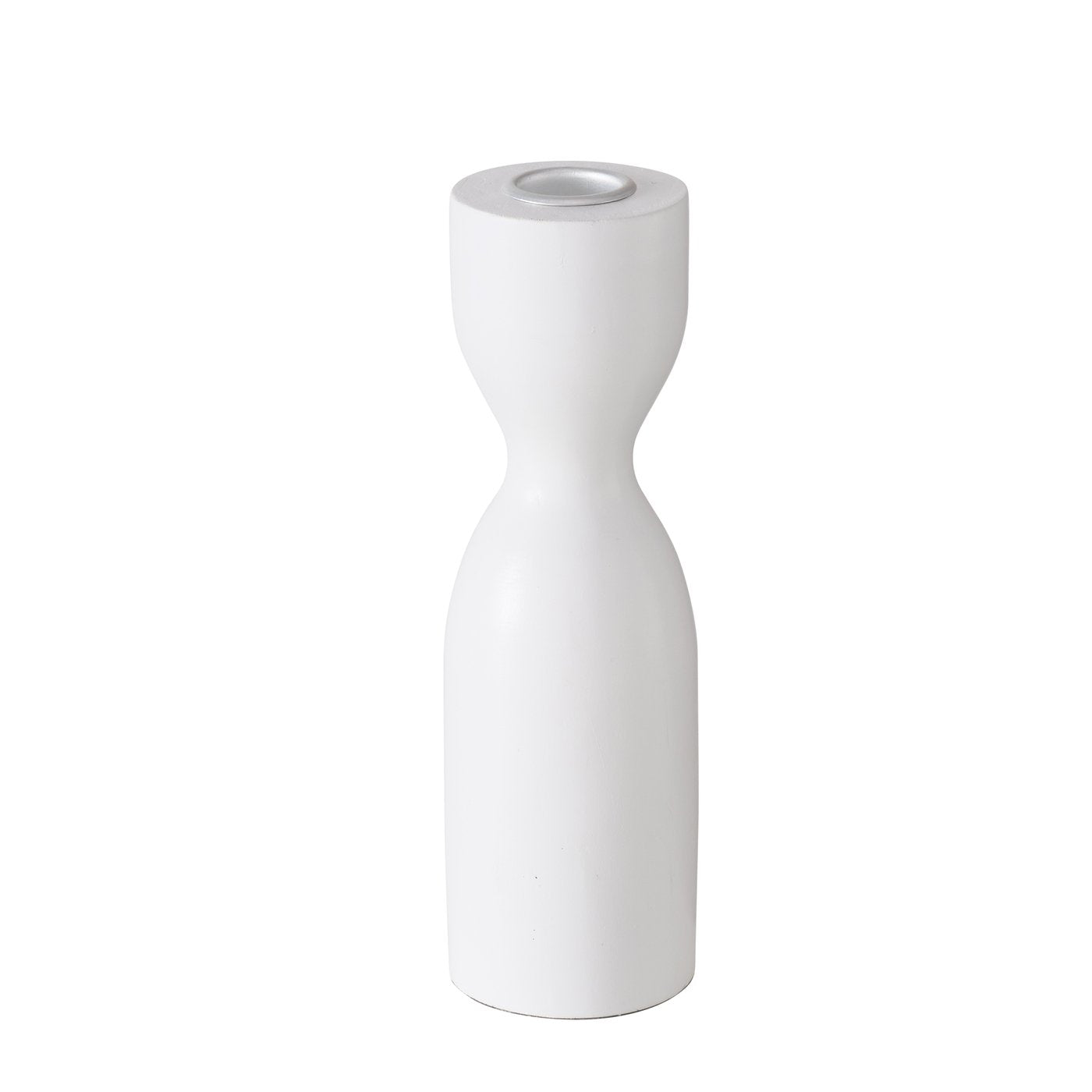 MONNA SVEČTURIS H18CM 3 VEIDI, MELNS/BALTS, KOKS