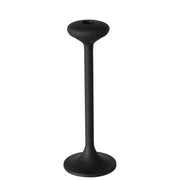 LEOS SVEČTURIS H23CM, UZ KĀJIŅAS, MELNS, METĀLS (2039813)