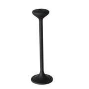 LEOS SVEČTURIS H23CM, UZ KĀJIŅAS, MELNS, METĀLS (2039813)