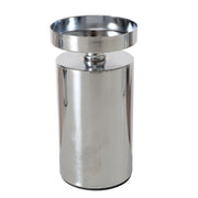 MERIL SVEČTURIS H15CM, D8CM SVECEI, SUDRABA KR., N/T (2041246)