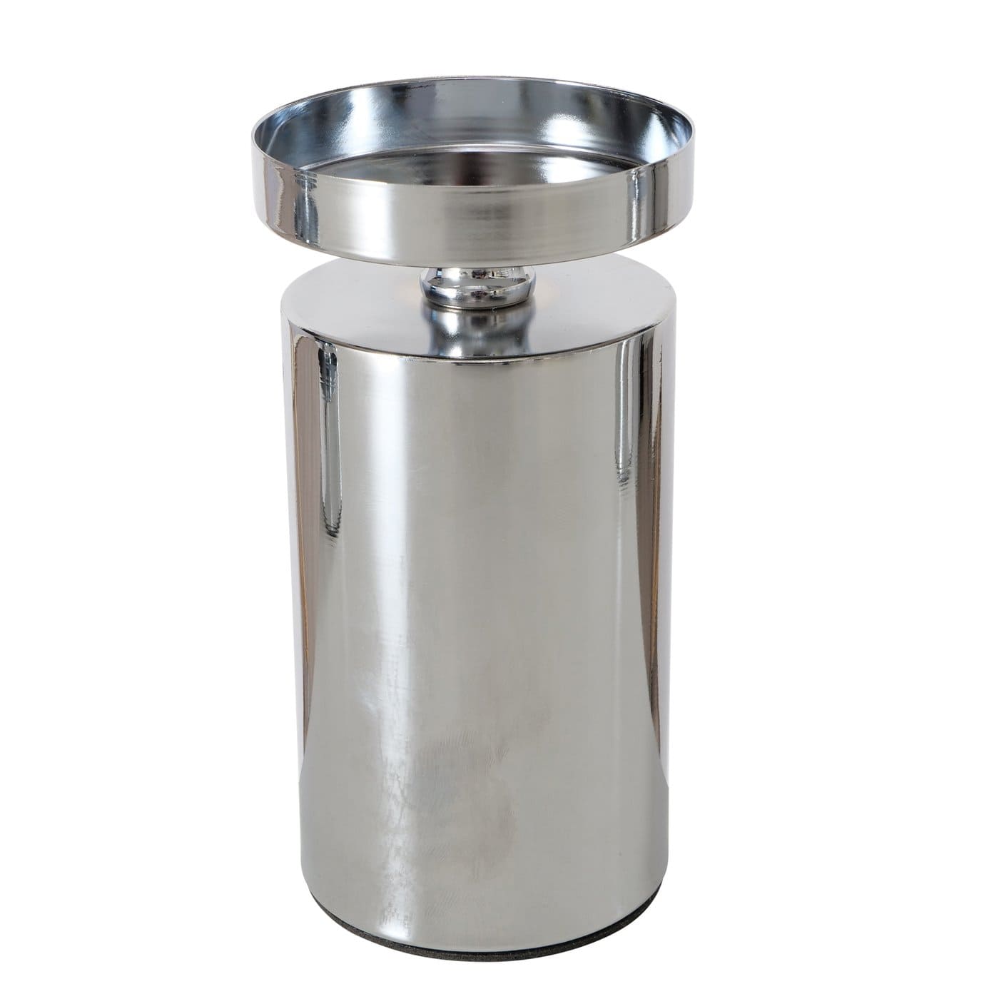 MERIL SVEČTURIS H15CM, D8CM SVECEI, SUDRABA KR., N/T (2041246)