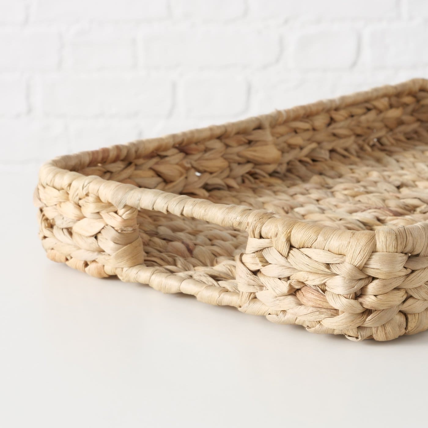 CADO DEKORATĪVA PAPLĀTE-GROZS 31.5X40.1X5.6CM, METĀLS/ŪDENSAUGU PINUMS (2054099)