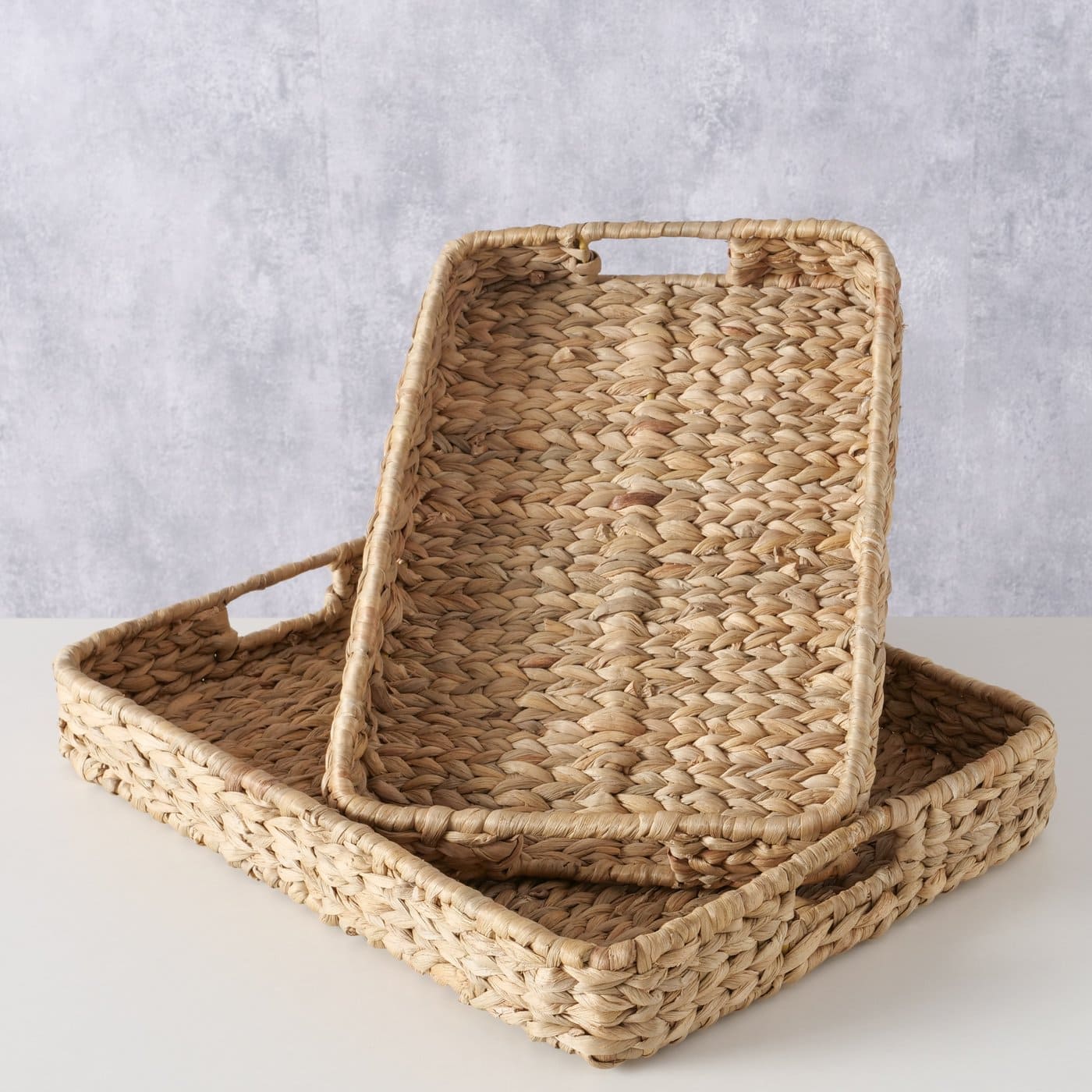 CADO DEKORATĪVA PAPLĀTE-GROZS 24.9X37.9X5.2CM, METĀLS/ŪDENSAUGU PINUMS (2054099)