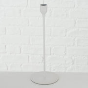 MALTE SVEČTURIS UZ KĀJAS 33CM BALTS, METĀLS
