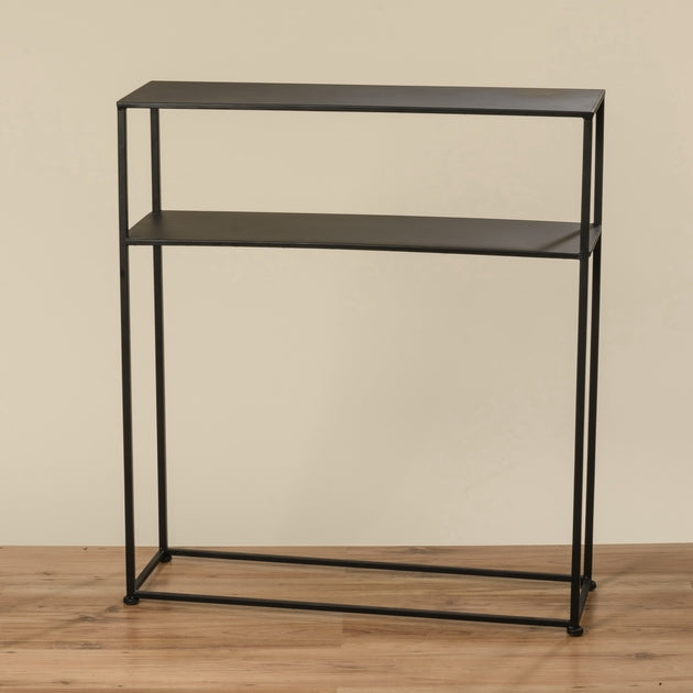 HELSINKI GALDS 100X26X90CM, MELNS, METĀLS (1008891)
