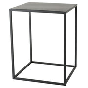 DUO GALDIŅŠ 35X35X45CM, MELNS, METĀLS (1016038)