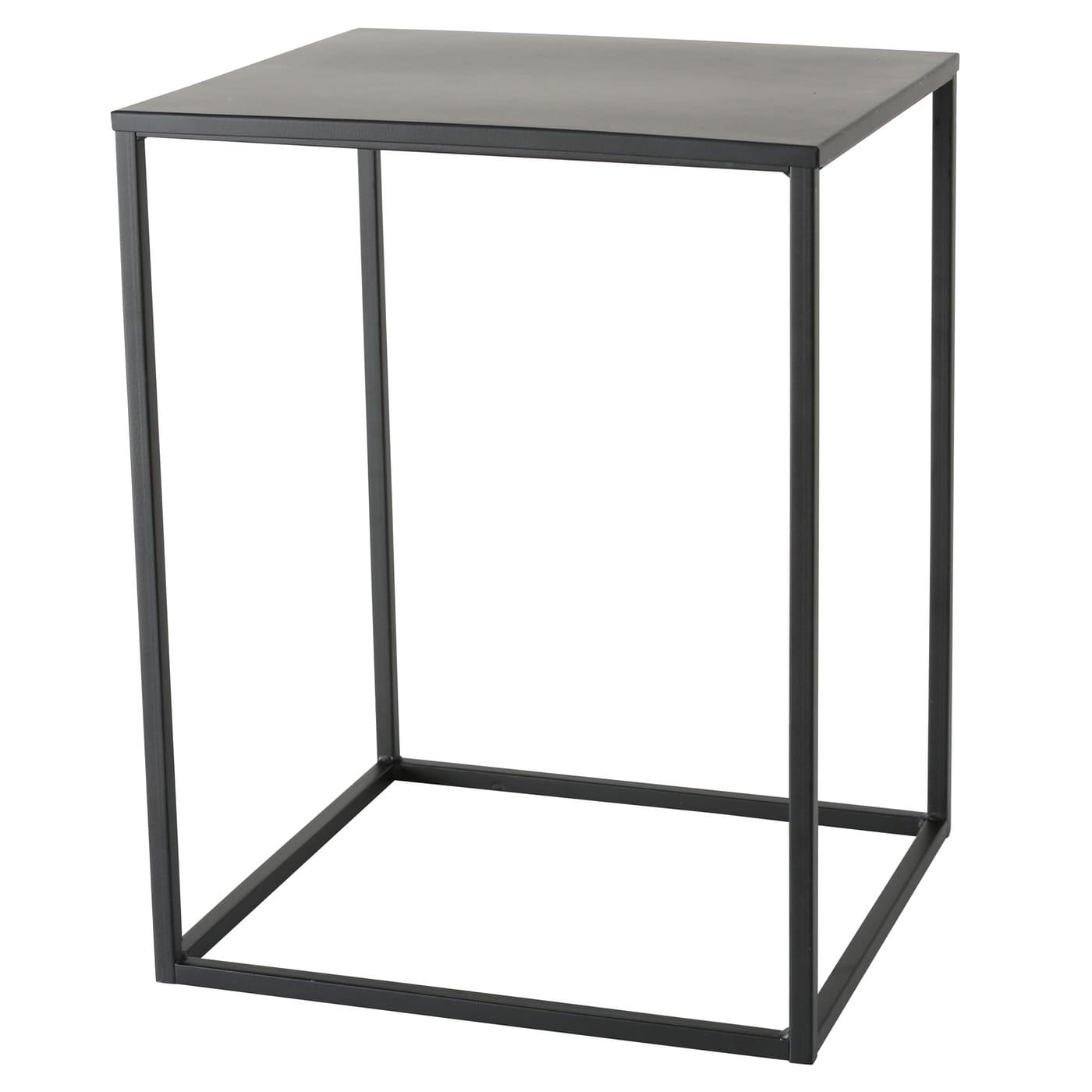 DUO GALDIŅŠ 35X35X45CM, MELNS, METĀLS (1016038)