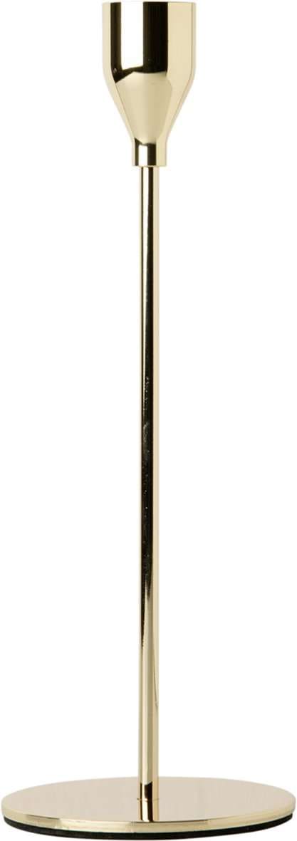 SVEČTURIS 23CM, ZELTA, METĀLS
