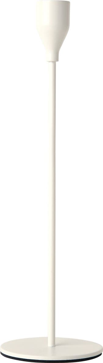 SVEČTURIS 28CM, BALTS, METĀLS