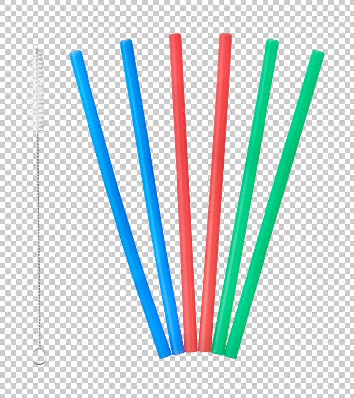 SALMIŅU KOMPL.6GAB., 20CM, AR TĪRĪŠANAS BIRSTĪTI, SILIKONS