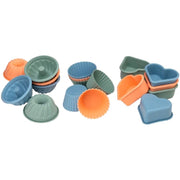 FLEXISTARTER MINI KŪCIŅU FORMU KOMPL.3x6GAB., ASORT.KRĀSĀS, SILIKONS