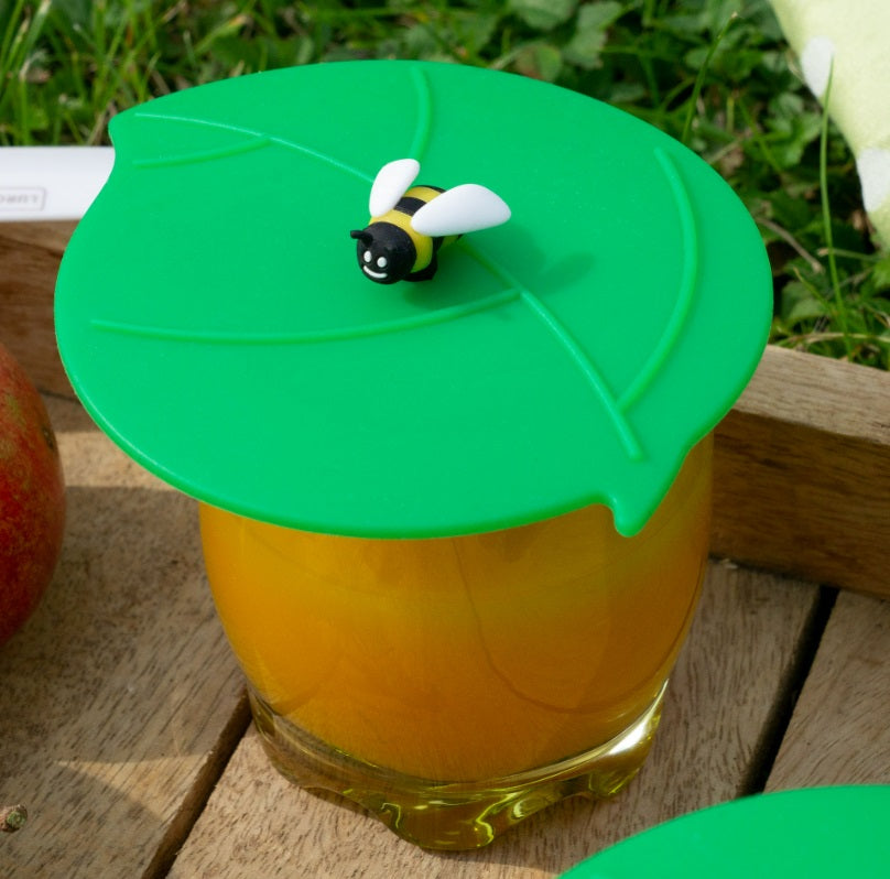 MY LID VĀCIŅŠ GLĀZEI 10.5x12.5CM, BITĪTE, SILIKONS