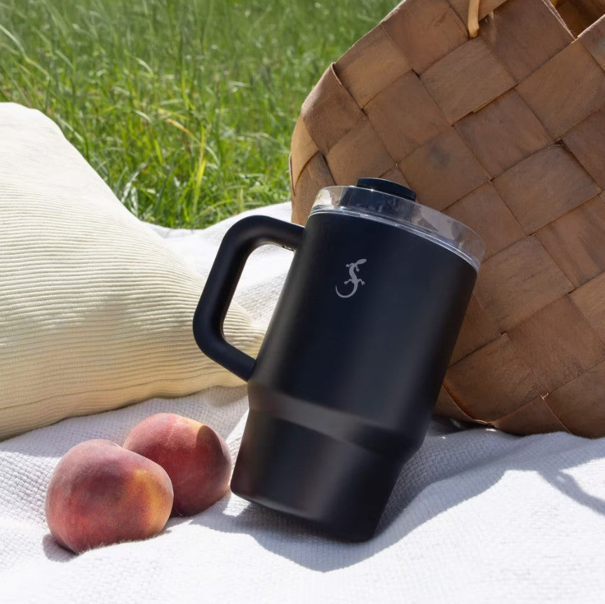 BIG CUP MINI TERMOKRŪZE 800ML, MELNA, NER.TĒR.