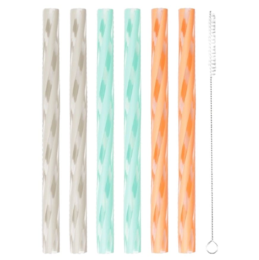 LITTLE LURCH SALMIŅU KOMPL.6GAB., AR BIRSTĪTI, ASORT.KRĀSĀ, SILIKONS