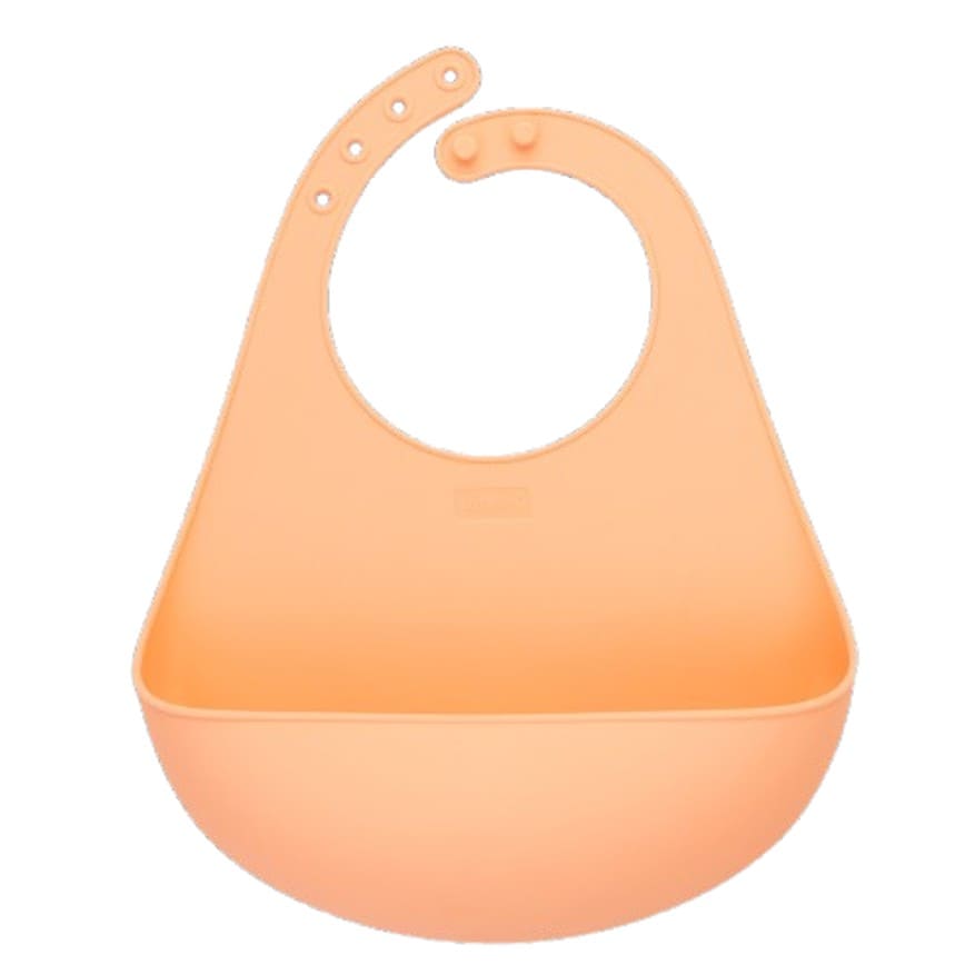 LITTLE LURCH BĒRNU PRIEKŠAUTIŅŠ 27X22X6CM, APRIKOŽU ORANŽS, PREMIUM PLATĪNSILIKONS