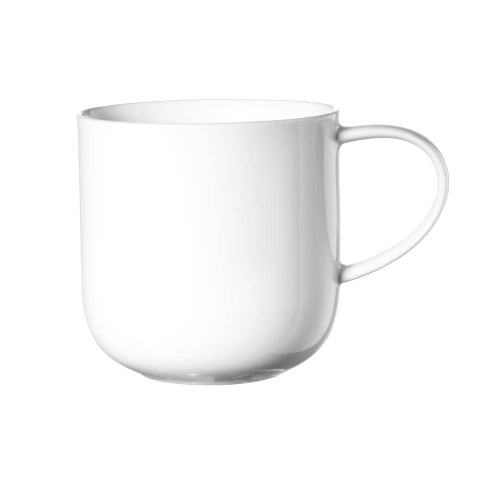 COPPA KRŪZE 0.4L H9.5CM D9CM BALTA, PORCELĀNA