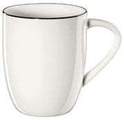 LIGNE NOIRE KRŪZE 350ML, H9CM, BALTA, PORCELĀNS