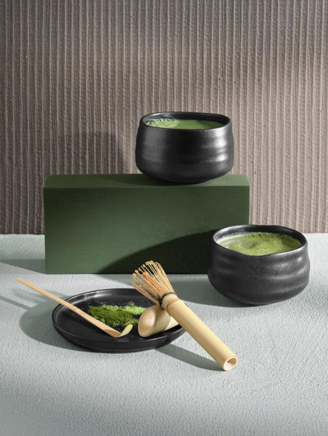 MATCHA TĒJAS PUTOTĀJS 14.5CM, AR TURĒTĀJU, BAMBUSS