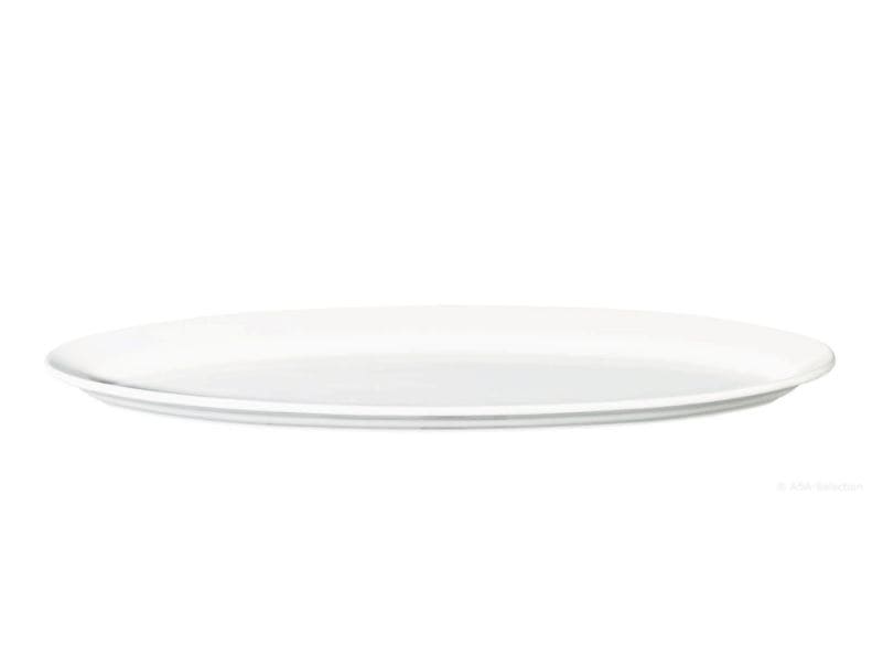 GRANDE ŠĶĪVIS 59.5X20.5CM, OVĀLS, BALTS, PORCELĀNS