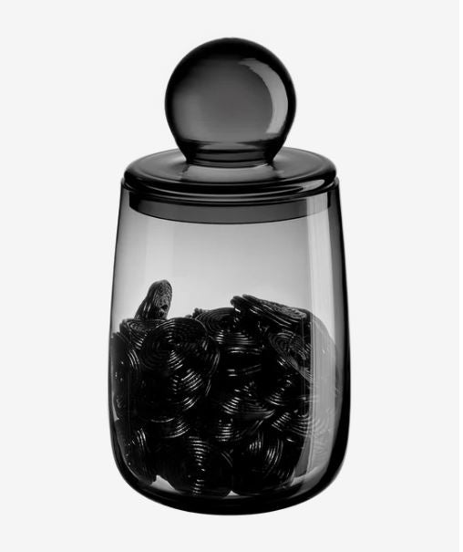 SARABI SALDUMU TRAUKS H25.7CM, 2L, AR VĀCIŅU, PELĒKS STIKLS