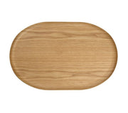 WOOD OVĀLA PAPLĀTE 40X25CM, BRŪNA, VĪTOLS